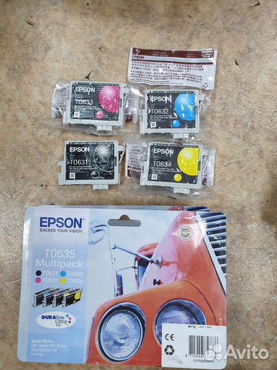 Картриджи Epson T1034, T1304, T0731H, T0817, T1294