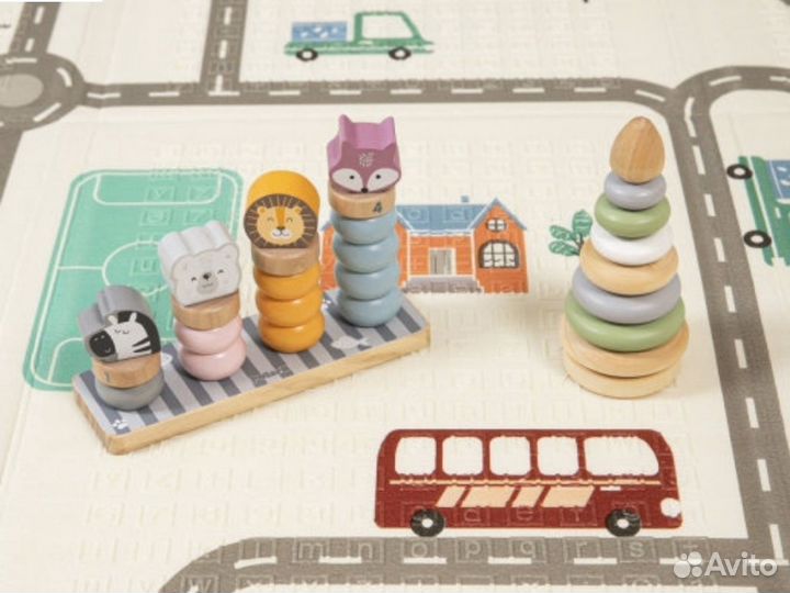 Складной детский двухсторонний коврик