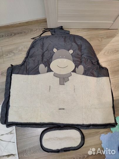 Конверт-мешок Leader Kids Бегемот, 100 см