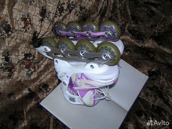 Ролики Детские и Женские 30-35 Раздвижн Рама