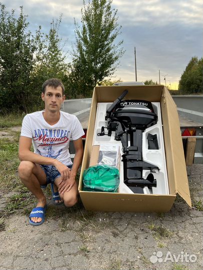 Tohatsu m 9.8 B новый 2024 год