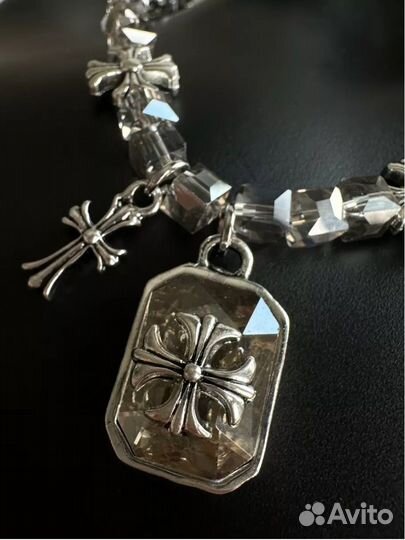 Ожерелье чокер в стиле Chrome Hearts