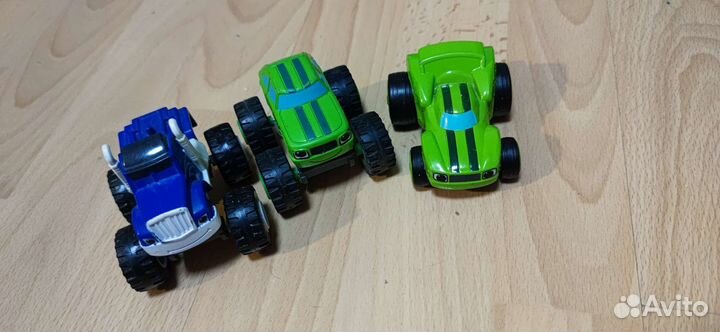 Вспыш и чудо машинки, 3 шт