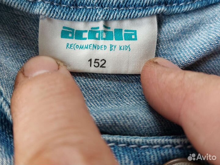 Джинсовая куртка для девочки 152