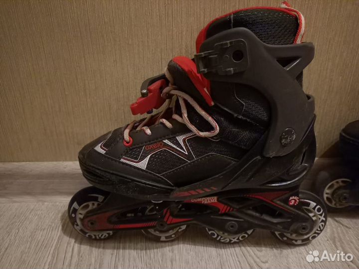 Детские ролики и защита. 35-39 размер