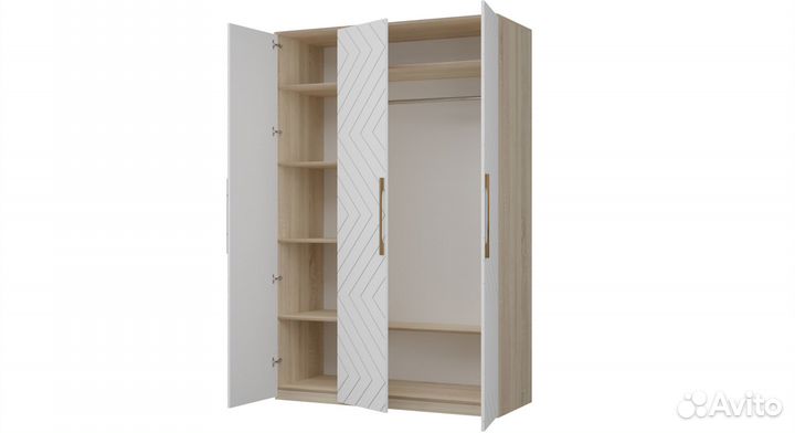 Шкаф 3 х створчатый Белый от производителя