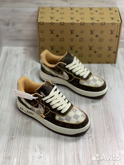 Кроссовки Nike Air Force x Louis Vuitton