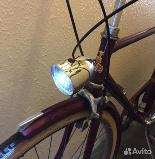 Фара ретро на велосипед