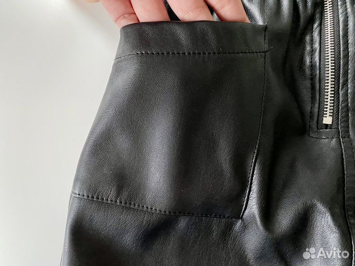 Юбка кожаная для девочки 122