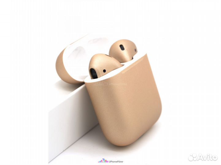Беспроводные наушники AirPods 2 (Золотой)