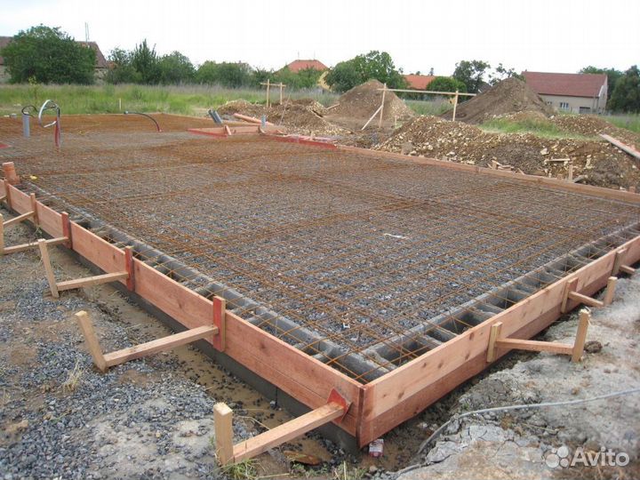 Заливка/ремонт фундамента.Бетонные работы