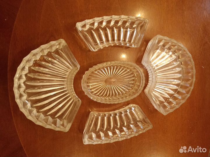 Хрустальная менажница