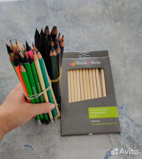 Много канцелярии (учеба/офис)