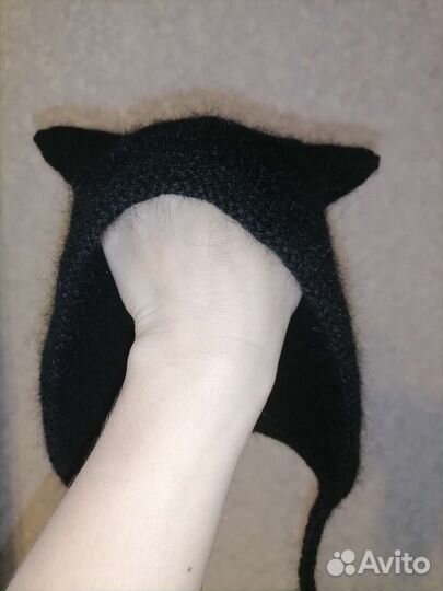 Чепчик с ушками, Kitty hat, Devil hat