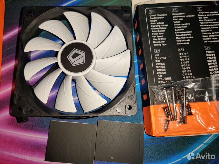 Вентиляторы 120 мм ID-cooling XF-12025-SD белые