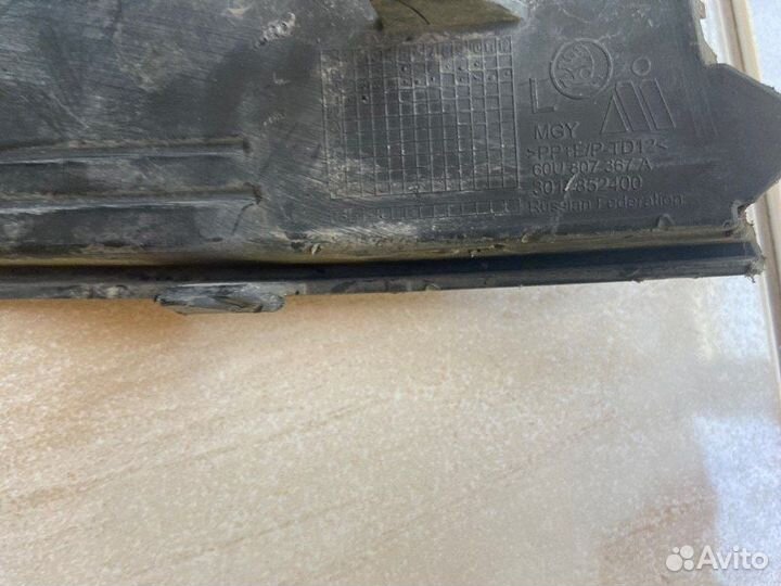 Накладка птф левая Skoda Rapid 2 С 2020 По 2023