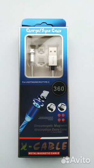 Магнитный кабель USB для зарядки смартфона