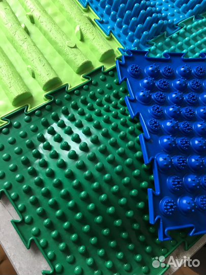 Ортопедический массажный коврик пазл 10 шт