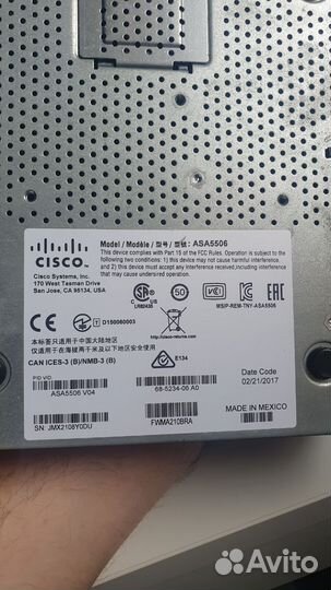 Межсетевой экран Cisco ASA 5506-X