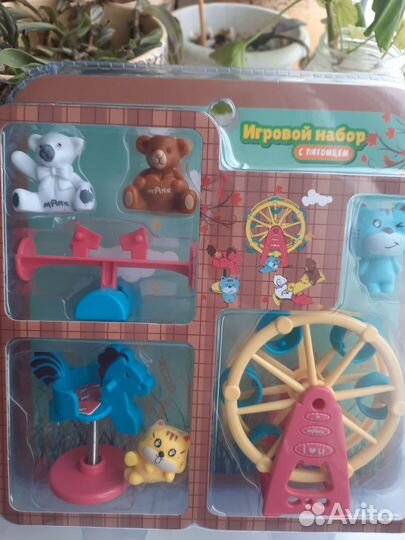 Игровой кукольный набор с питомцами котиками