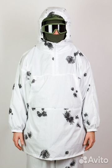 Маскировочный костюмы маскхалаты зимние белые