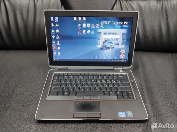 Ноутбук с установленным по для SD Connect