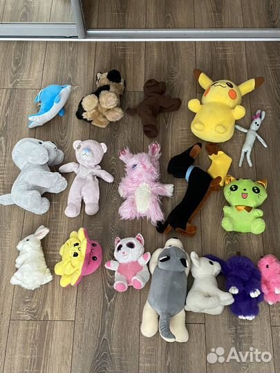 Мягкие игрушки новые+небольшой подарок к покупке)