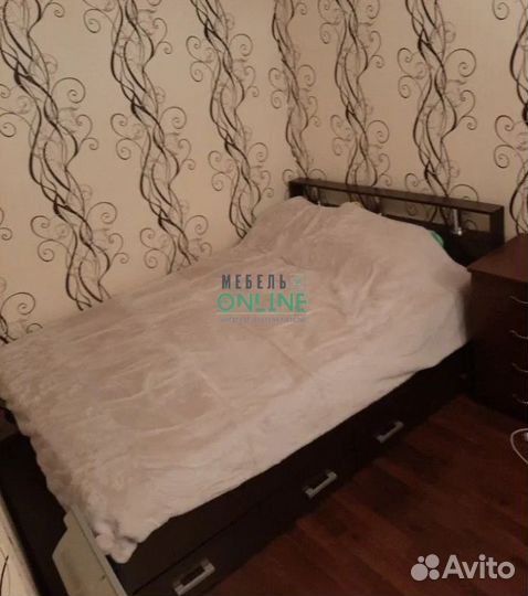 Кровать полуторка 120х200 с ящиками