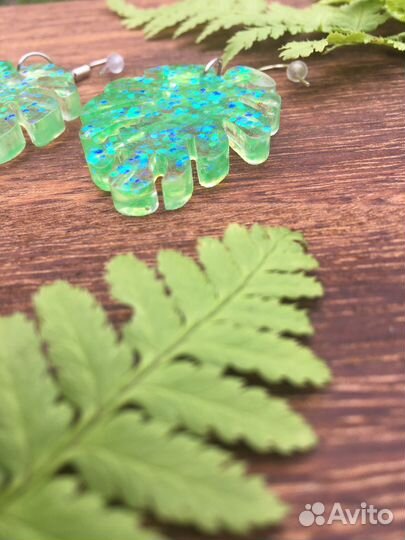 Серёжки монстера