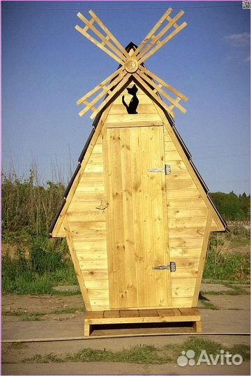 Уличный туалет прямоугольник алн 665