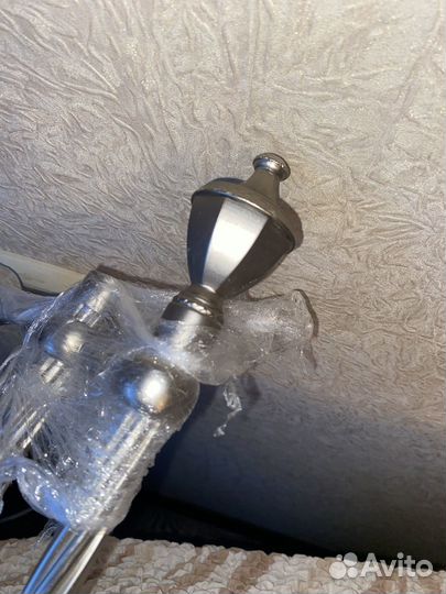 Карнизы для штор двухрядный металлический