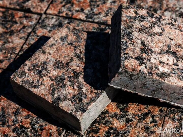 Брусчатка полнопил 100*100*50 из Красногорского