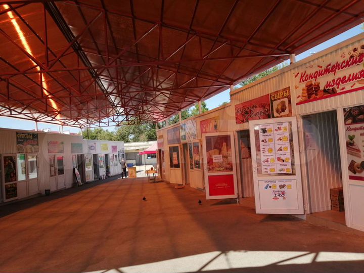 Торговая площадь, 9 м²на рынке