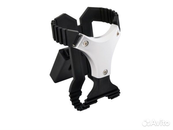 Держатель телефона на дефлектор серебро