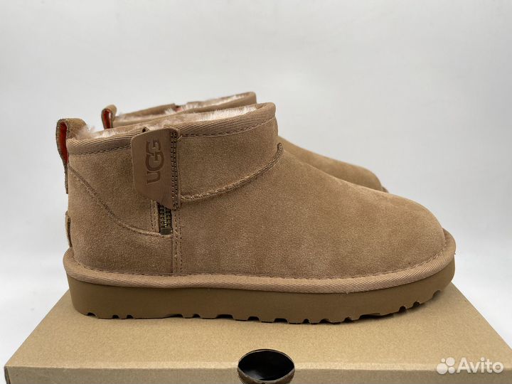 Угги Ugg Ultra Mini Zip Chestnut