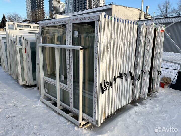 Окна пластиковые бу и готовые новые