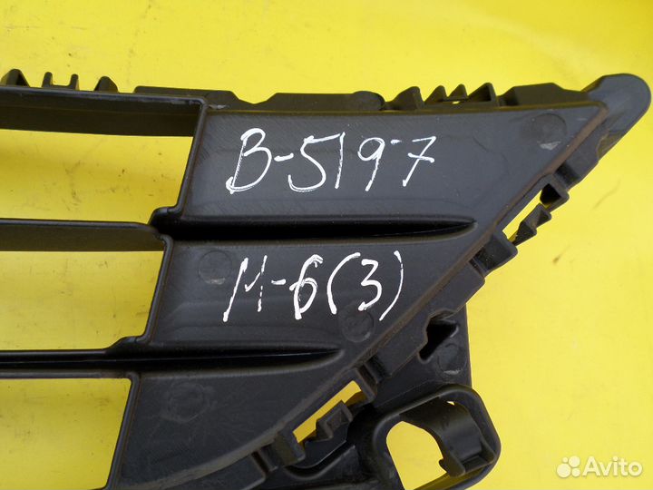 Нижняя решетка переднего бампера Мазда 6 GJ 2013