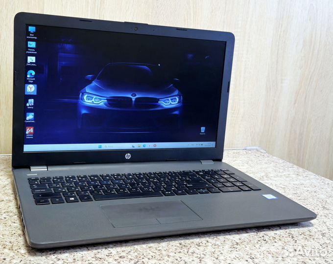 Мощный ноутбук для работы HP/i3-7/озу16Gb/SSD128/F