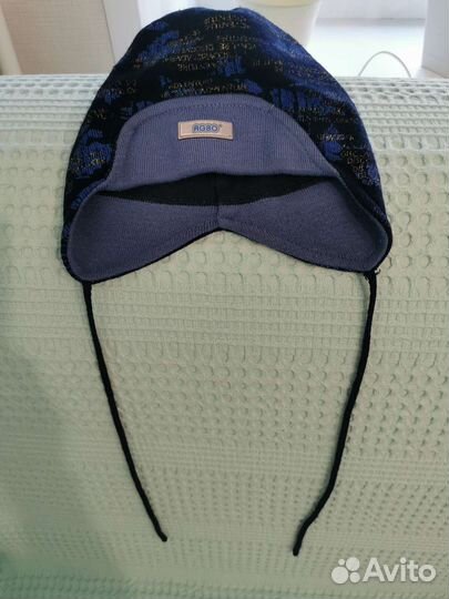 Шапка демисезонная для мальчика 3-5 лет