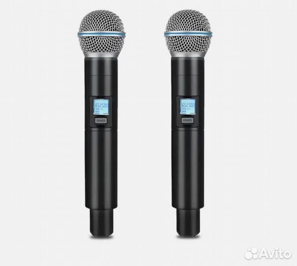 Двойной ручной микрофон somlimi
