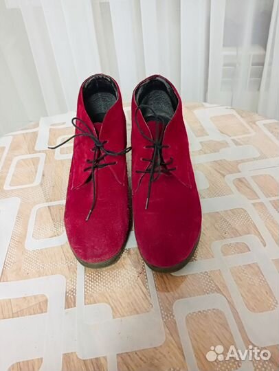 Ботильоны натуральная замша 40