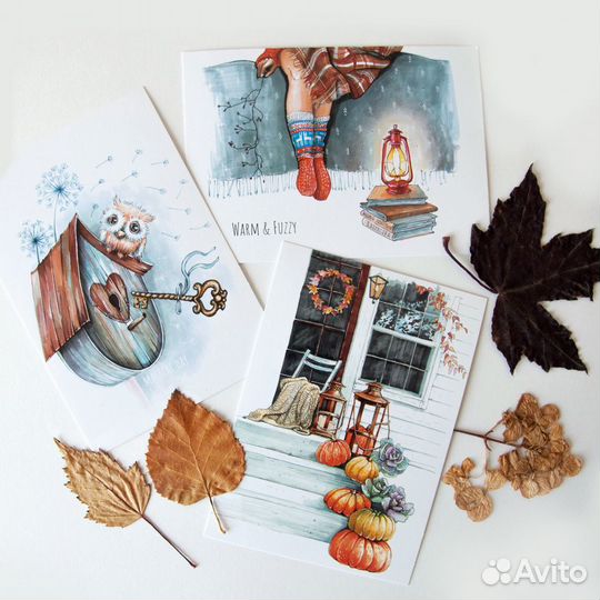 Авторские открытки ручной работы