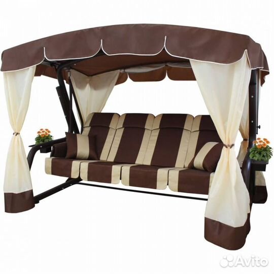 Садовые качели четырехместные 