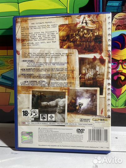 Resident Evil 4 Обитель Зла 4 Игра PS2 Лицензия