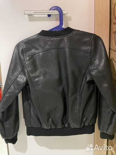 Кожаная куртка детская