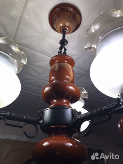 Люстра керамическая Пр-во Рига, Латвия 1988 год