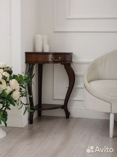 Консоль Угловая Элегант орех арт32589