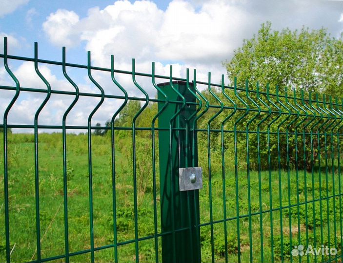 Забор из 3D сетки