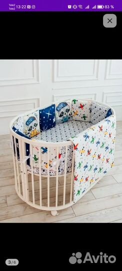 Комплект в кроватку с бортиками