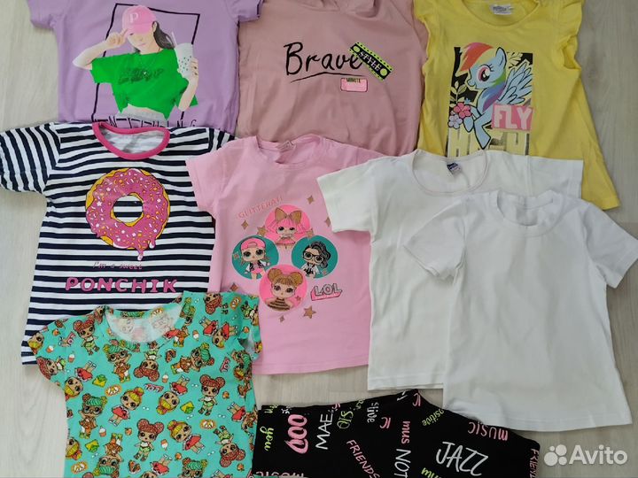 Вещи для девочки пакетом 5-6 лет